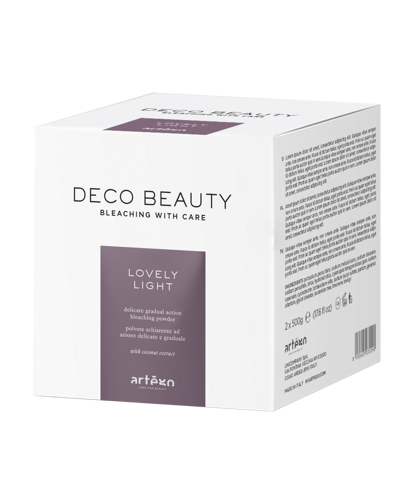 Artego, Deco Beauty, Lovely Light, rozjaśniacz w proszku fioletowy do 7 tonów, 500 g