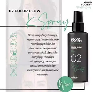 Odżywka w sprayu do włosów farbowanych Artego 02 Color Glow K-Spray Good Society 150ml