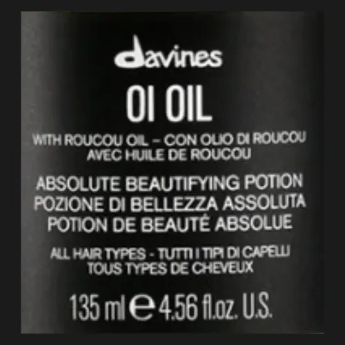 Olejek do włosów Davines Oi Oil Absolute Beautifying Potion 135 ml