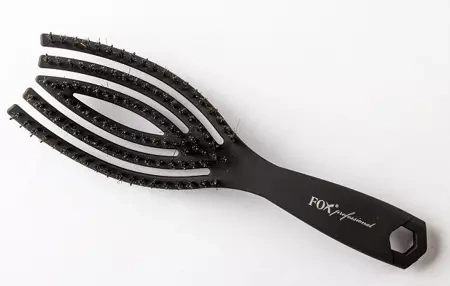 Szczotka do włosów Fox Flex Brush nylon&boar Black mat