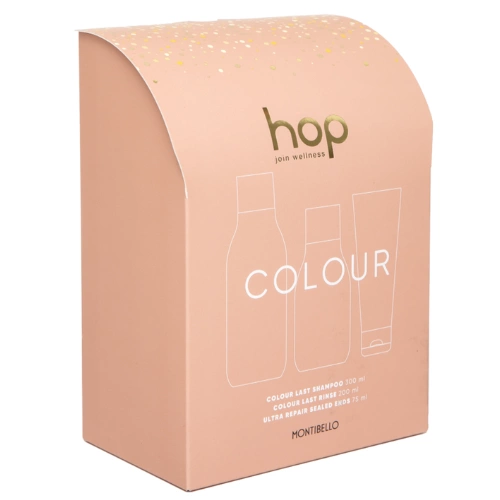 Zestaw Montibello HOP Colour szampon 300 ml odzywka 200 ml krem na końce 75 ml