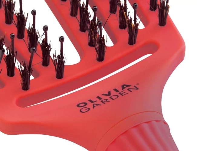 Olivia Garden Fingerbrush Red Confidence szczotka do rozczesywania