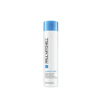 Paul Mitchell Shampoo Three 300 ml – Szampon głęboko oczyszczający, usuwający z włosów chlor i minerały