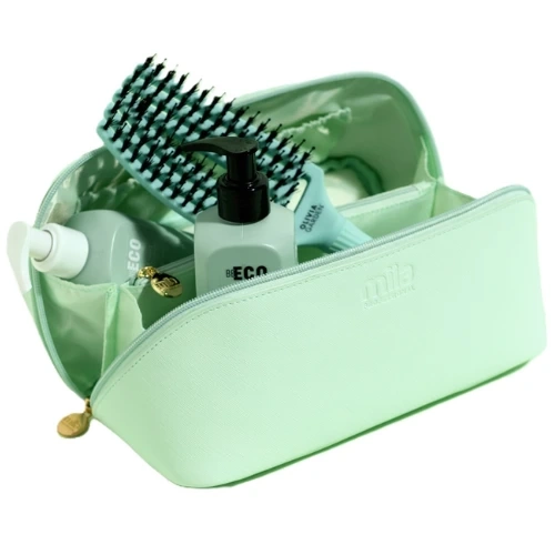 Zielony zestaw w kosmetyczce Mila Pro Water Shine szampon 250 ml + odżywka 250 ml + szczotka Finger Brush pol_pl_Zielony-zestaw-w-kosmetyczce-Mila-Pro-Water-Shine-szampon-250-ml-odzywka-250-ml-szczotka-Finger-Brush-25133_1