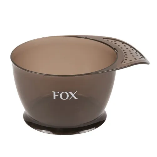 Fox miseczka earth colors maxi – miseczka do farb fryzjerskich (320ml, 13cm x 18cm x 8,5cm, brązowa)