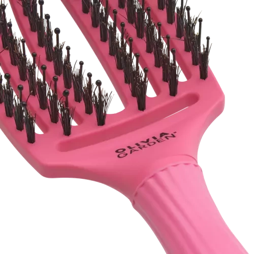 Olivia Garden Fingerbrush Combo M Hot Pink szczotka do włosów