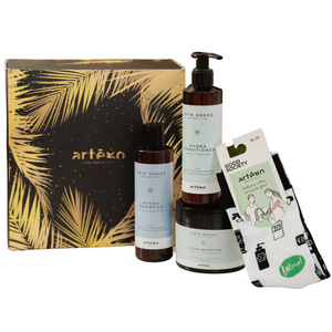 Zestaw świąteczny Artego Rain Dance Hydra szampon 250ml, odżywka 250ml, maska 250ml, skarpetki
