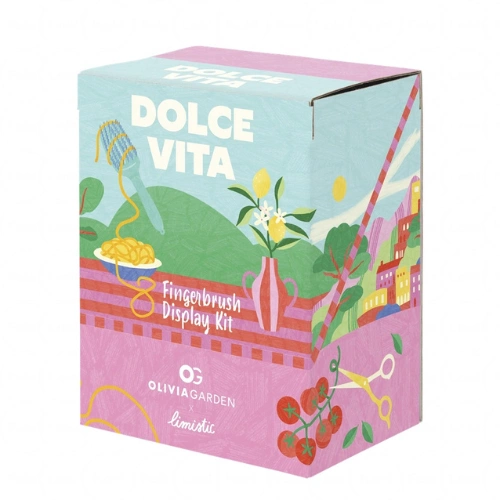 Zestaw 8 szczotek Olivia Garden Fingerbrush Dolce Vita