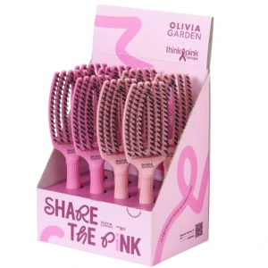 Zestaw 8 szczotek Olivia Garden Fingerbrush z limitowanej edycji "Róż po zdrowie"