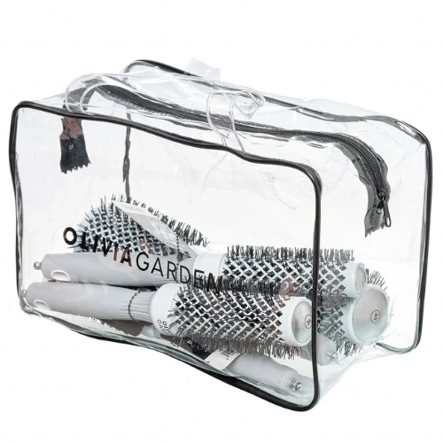 Olivia Garden Expert Blowout Shine White & Grey – zestaw szczotek do modelowania