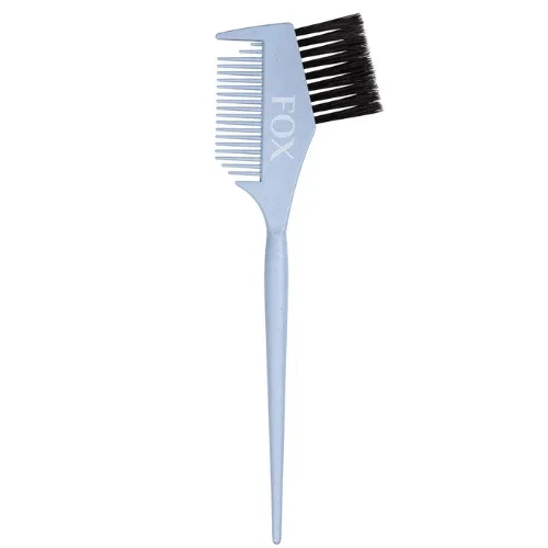 Pędzelek fox wheat straw z grzebieniem do farbowania - blue