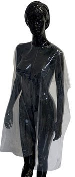 Peleryna jednorazowa Mila Technic 90 x 135 cm przezroczysta 50 sztuk