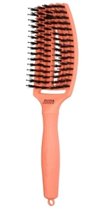 Olivia Garden, Fingerbrush Combo Medium, szczotka profilowana do rozczesywania i masażu - Coral