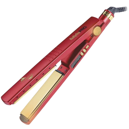 Babyliss Pro prostownica po zabiegu prostowania włosów Titanum BAB3091RDTE bordowa
