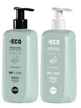 Zestaw Mila Pro BE ECO Water Shine, szampon + odżywka, 250 ml