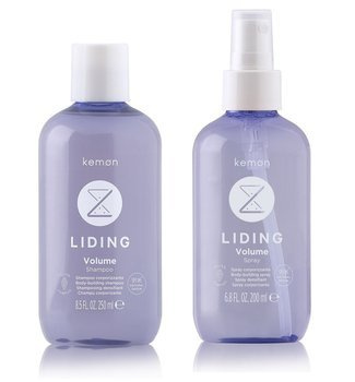 Kemon Liding Volume, zestaw: szampon i spray, 250ml+200ml