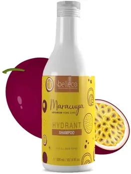 Belleco Hydrant Shampoo Marakuja, szampon po zabiegach prostowania włosów, 300ml