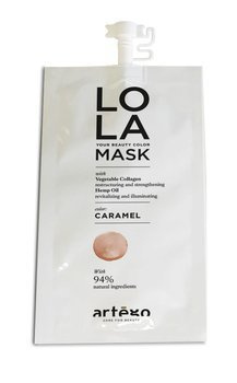 Artego Lola Caramel, maska tonująco regenerująca, 20 ml