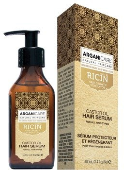 ARGANICARE serum z olejkiem arganowym i rycynowym, 100 ml, seria z olejem Arganowym i Rycynowym