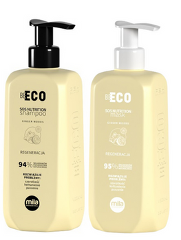 Zestaw Mila Pro BE ECO SOS Nutrition, szampon + maska, 250 ml