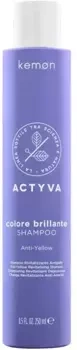 Kemon Actyva Colore Brillante Anti-Yellow Shampoo szampon neutralizujacy żółty odcień 250ml