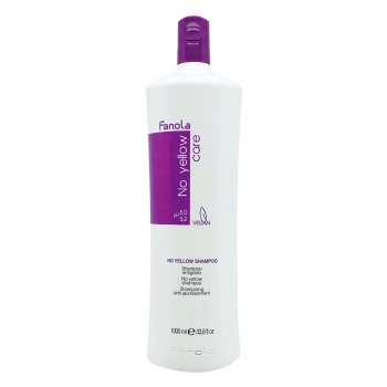 Fanola, No Yellow, szampon do włosów blond lub siwych, 1000 ml