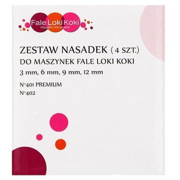  Fale Loki Koki, zestaw 4 nasadek dystansowych 3, 6, 9, 12 mm do maszynek