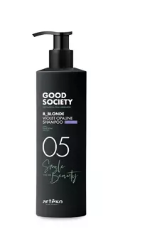 Artego Good Society szampon neutralizujący żółte refleksy z keratyną roślinną 05 B_Blonde Violet Opaline Shampoo 1L