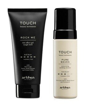 Artego, Touch, Pianka modelująca Pure Waves + mocny żel Rock Me