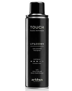 Artego, Touch, Up & Down, lakier do włosów w sprayu o średnim utrwaleniu, 400 ml