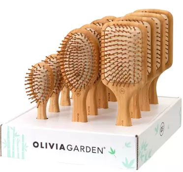 Display Olivia Garden Bamboo Touch Detangle Massage 12 sztuk 