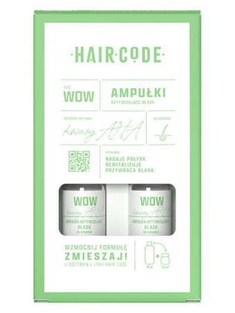 Hair Code WOW ampułki aktywujące blask, 4x5ml