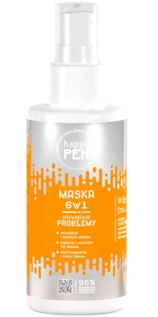 Happy PEH maska w sprayu 6w1 do włosów suchych, szorstkich i matowych 130ml