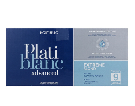 MONTIBELLO PLATIBLANC rozjaśniacz do włosów Advanced Extreme Blond 2x500 g