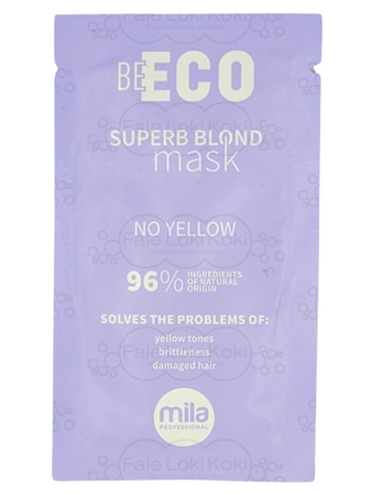 Mila Professional Be Eco Superb Blond, maska, saszetka 10ml