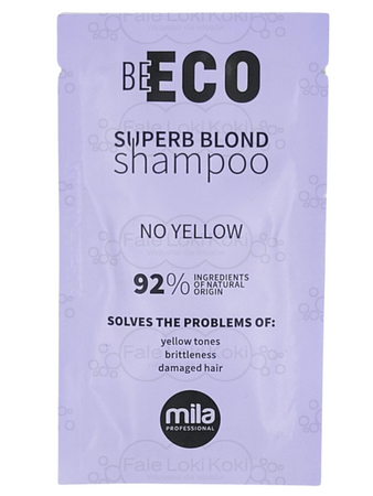 Mila Professional Be Eco Superb Blond szampon, 10 ml