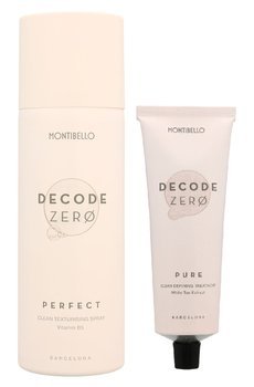 Montibello Decode Zero, spray do włosów delikatnie utrwalający + żel do włosów