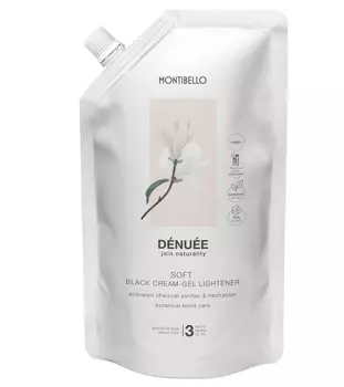 Montibello Denuee węglowy rozjaśniacz w kremie do 3 tonów Soft Black 400ml