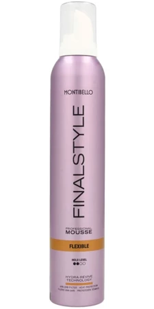 Montibello Finalstyle Flexible Hold, pianka nawilżająca elastycznie utrwalająca, 320 ml 