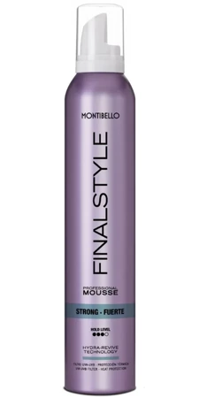 Montibello Finalstyle Strong Hold, pianka nawilżająca mocno utrwalająca, 320 ml 