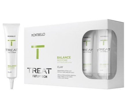 Montibello, Treat Naturtech, Balance Restore, glinka usuwająca nadmiar sebum 1 x 12 ml