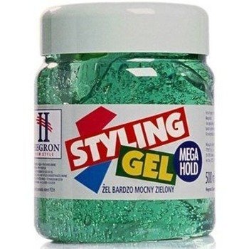 Żel Hegron styling gel bardzo mocny zielony 500ml