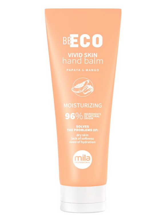 Mila Professional Be Eco Vivid Skin, balsam do rąk nawilżający, 75ml