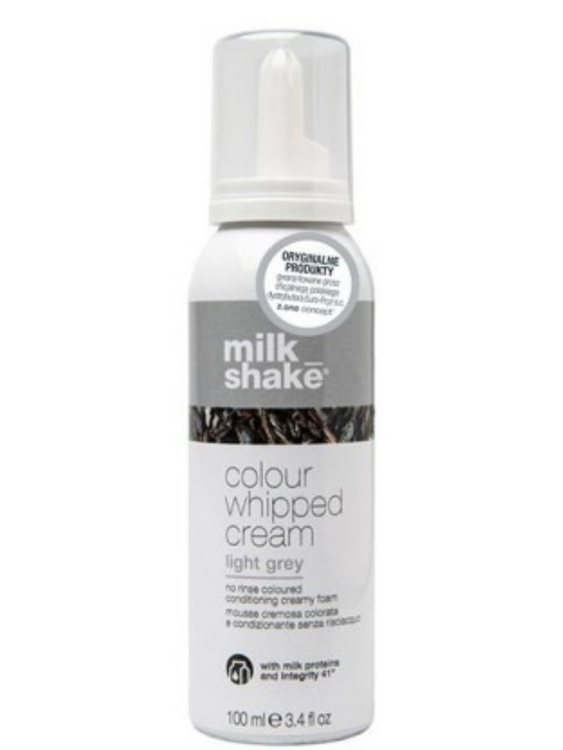 Milk Shake Colour Whipped Cream Light Grey, pianka koloryzująca, 100ml