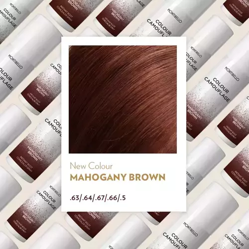 Montibello, Colour Camouflage, Mahogany Brown, spray korygujący do odrostów w kolorze mahoniowym 125 ml