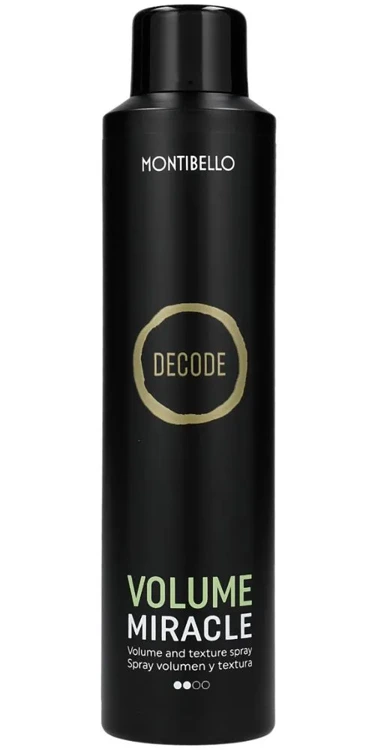 Montibello, Decode, Volume Miracle, spray nadający objętość i fakturę, 250 ml 