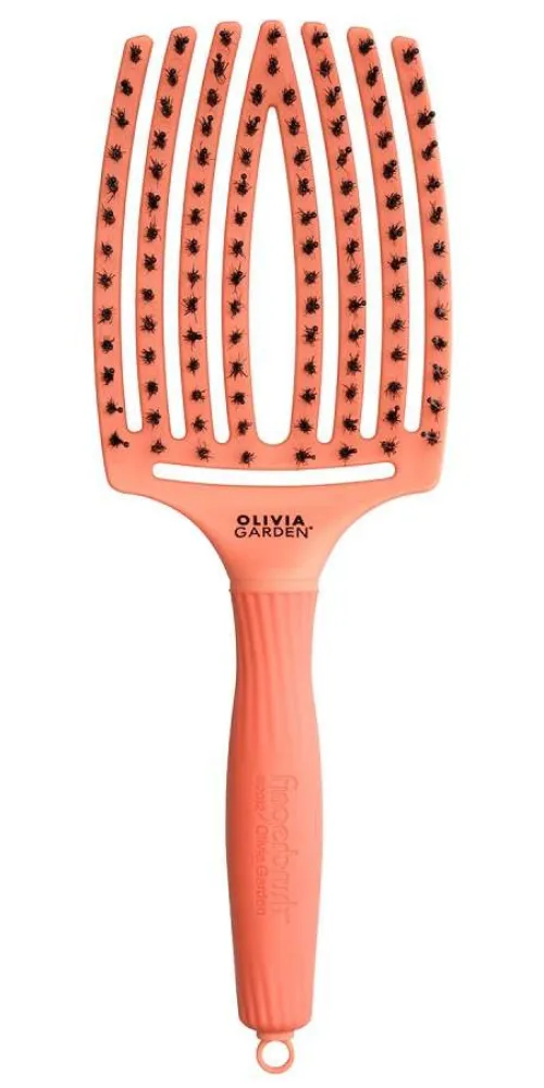 Olivia Garden Fingerbrush szczotka do rozczesywania Coral Large 