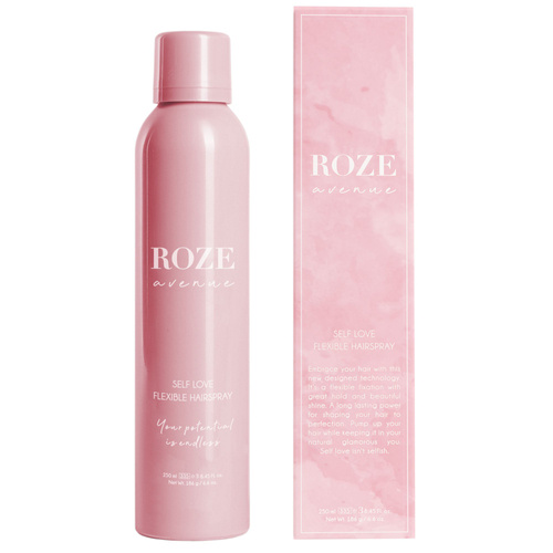 Roze Avenue Self Love Flexible Hairspray, lakier do włosów, 250 ml